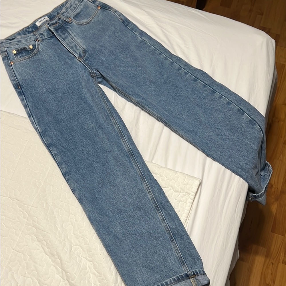 Parke High-Rise Straight Jeans